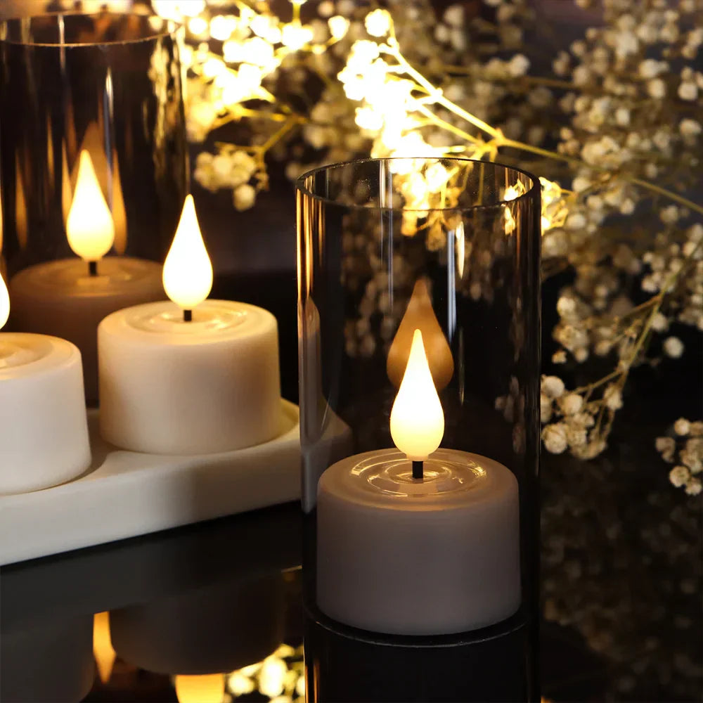 FlickerLuxe - LED Candles with Flickering Effect