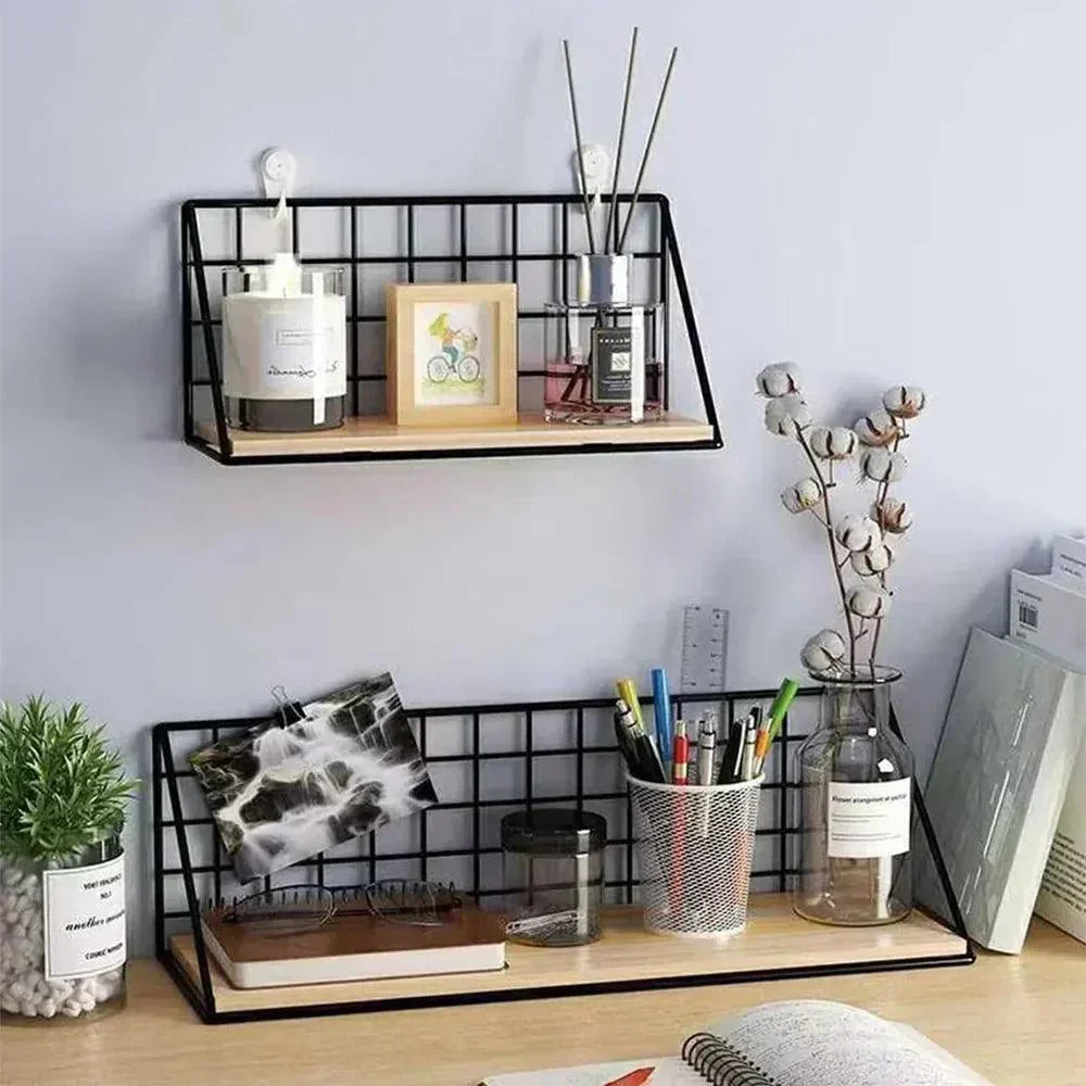 JuteNest - Trendy Hemp Wall Shelf