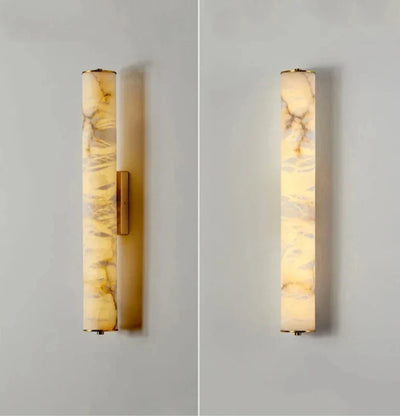 AuraLuxe – Minimalist Marble Ambient Lamp