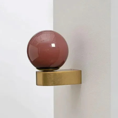 GlassHalo - Sleek Wall Bulb Lamp