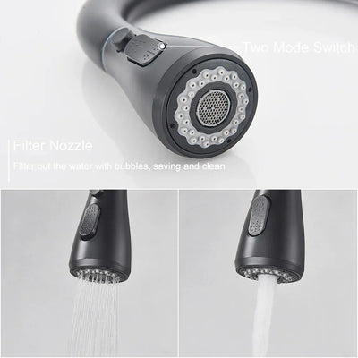 DarkStream - Pull-Out Kitchen Faucet