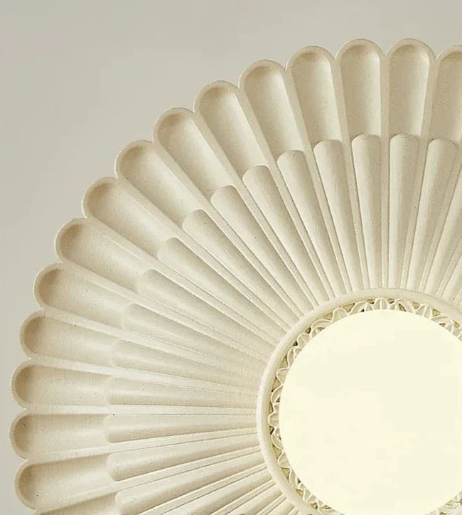 LaitGlow – French Round Milk White Wall Lamp for Elegant Spaces