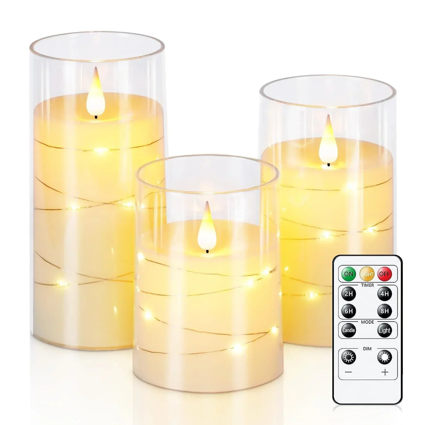 FlameGlow – LED Candles with Realistic Flame Effect