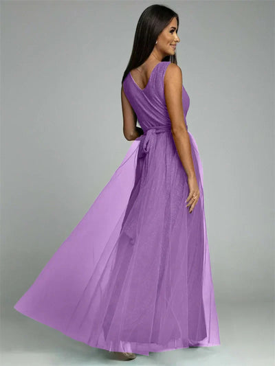 MysticCharm – Sophisticated Mesh Panel Dress