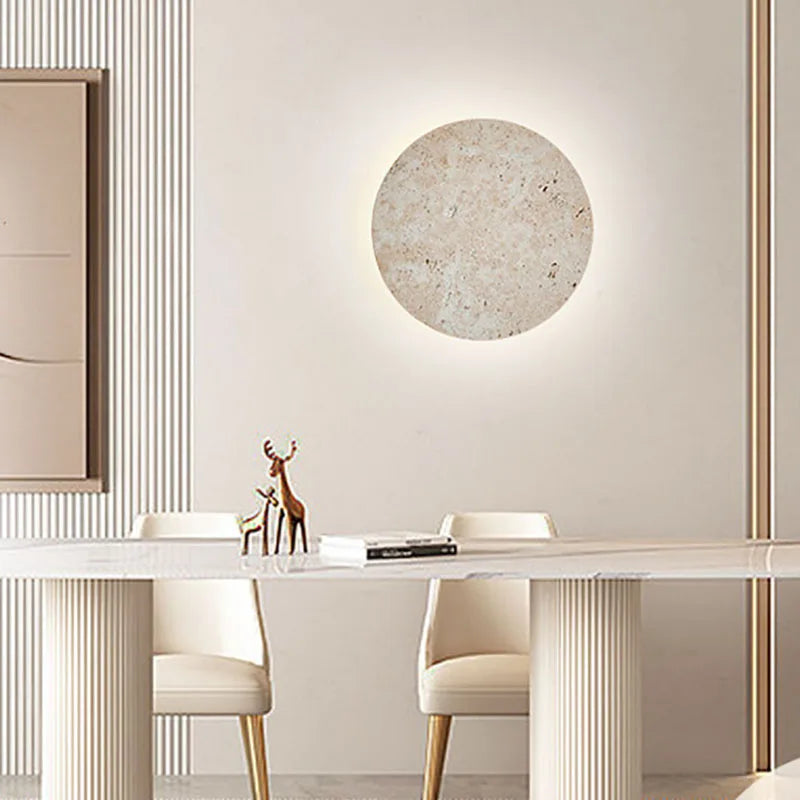 CircleLuxe - Travertine Wall Sconce