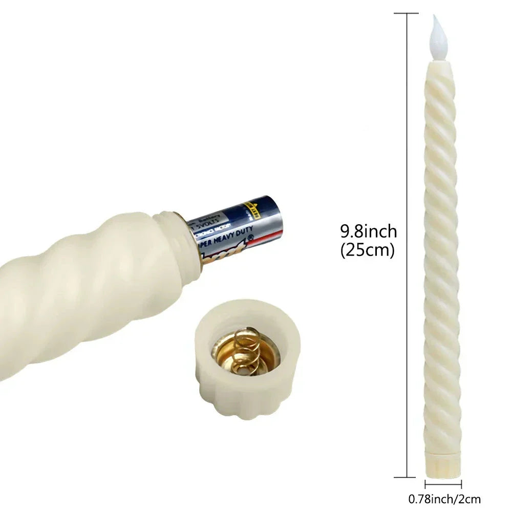Candlestick 3D – Flame-Like LED Candles