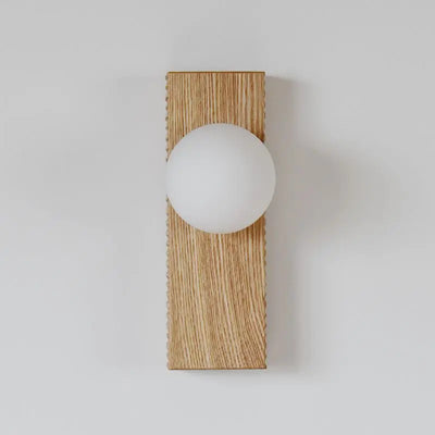 LuxeWood – Chic Walnut Wall Lamp for Unique Ambiances
