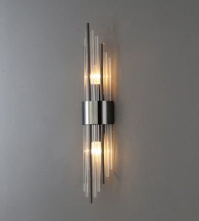 RadiantCrown – Gold Crystal Wall Lamp with Durable Build