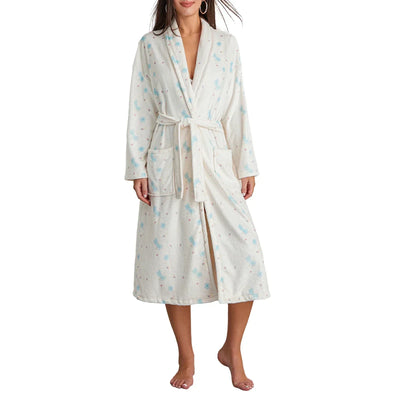 BloomCocoon – Luxurious House Robe with a Touch of Blossom