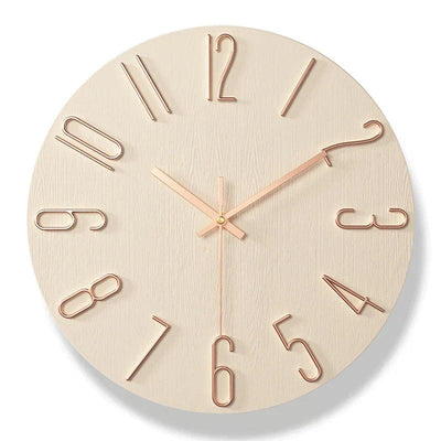ScandiTick - Elegant Wooden Timepiece