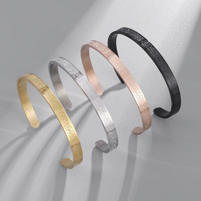 FaithBond - Stylish Ayatul Kursi Stainless Steel Bracelet