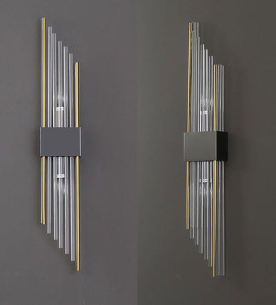 RadiantCrown – Gold Crystal Wall Lamp with Durable Build