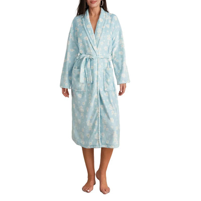 BloomCocoon – Luxurious House Robe with a Touch of Blossom
