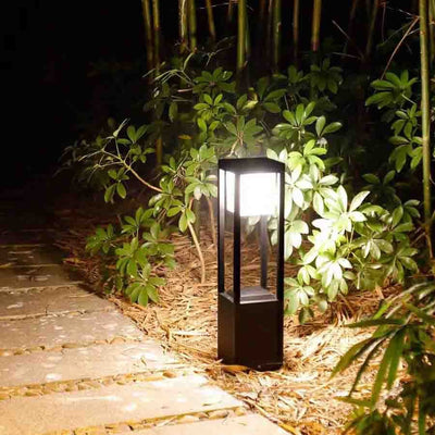 Nimbus Cube - 60cm Solar Garden Light with Warm White LED for Outdoor Use