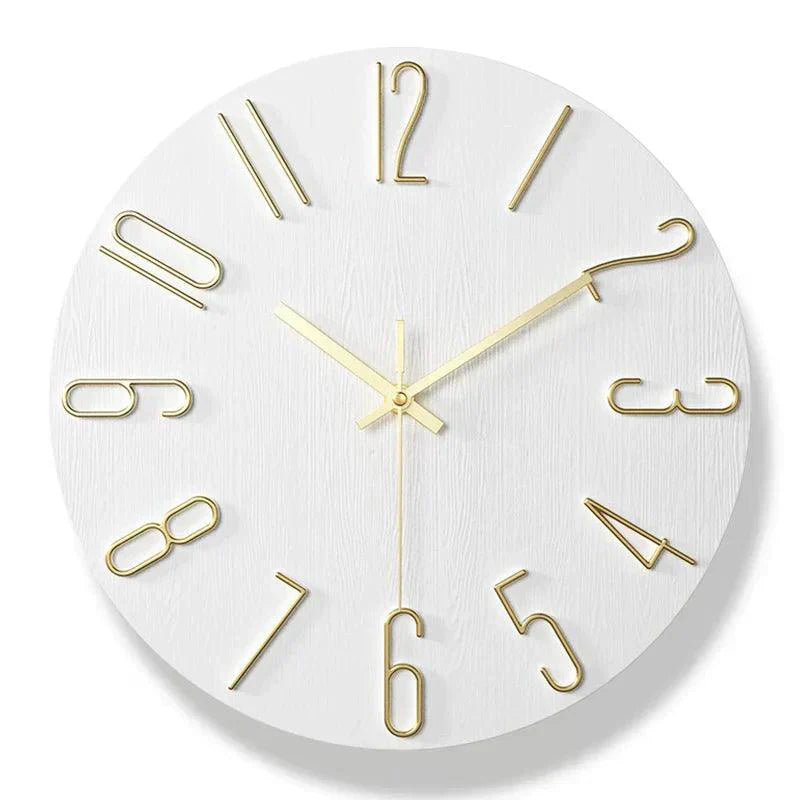 ScandiTick - Elegant Wooden Timepiece