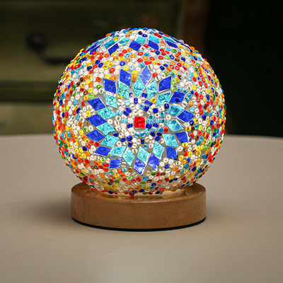 BohoGlow – Modern Bohemian Table Lamp with USB Charging