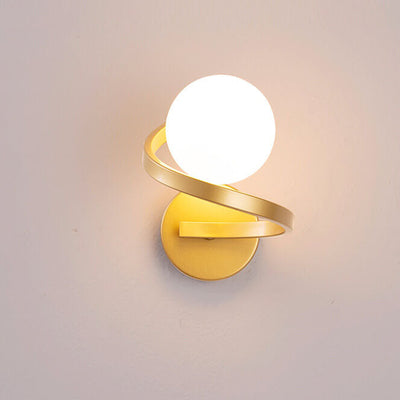 CurveLuxe – Sleek Iron Arch Wall Light