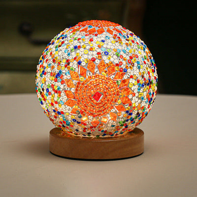 BohoGlow – Modern Bohemian Table Lamp with USB Charging