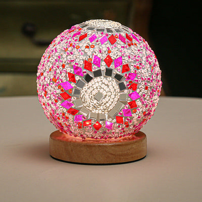 BohoGlow – Modern Bohemian Table Lamp with USB Charging