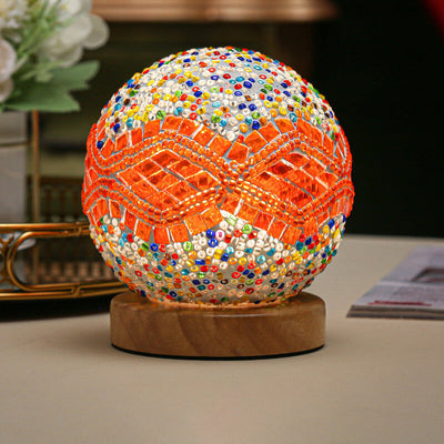 BohoGlow – Modern Bohemian Table Lamp with USB Charging