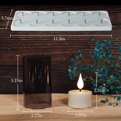 FlickerLuxe - LED Candles with Flickering Effect