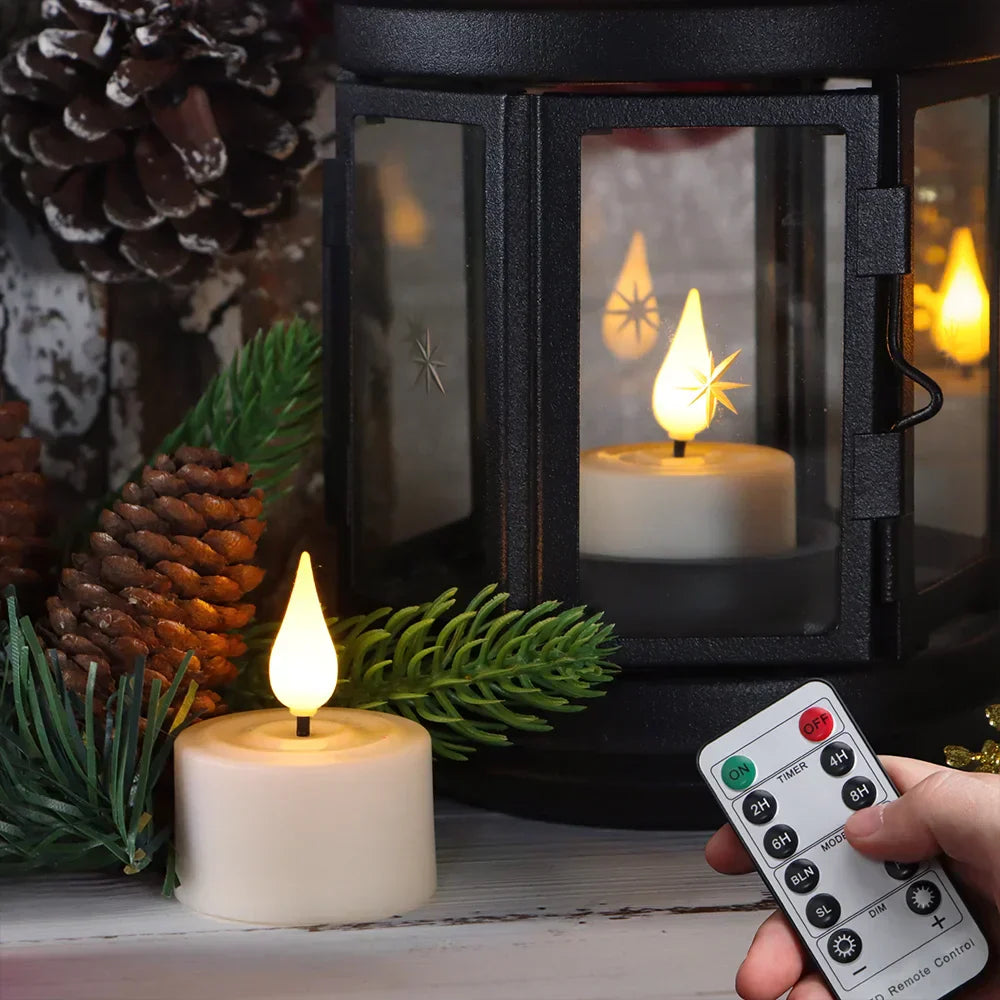 FlickerLuxe - LED Candles with Flickering Effect