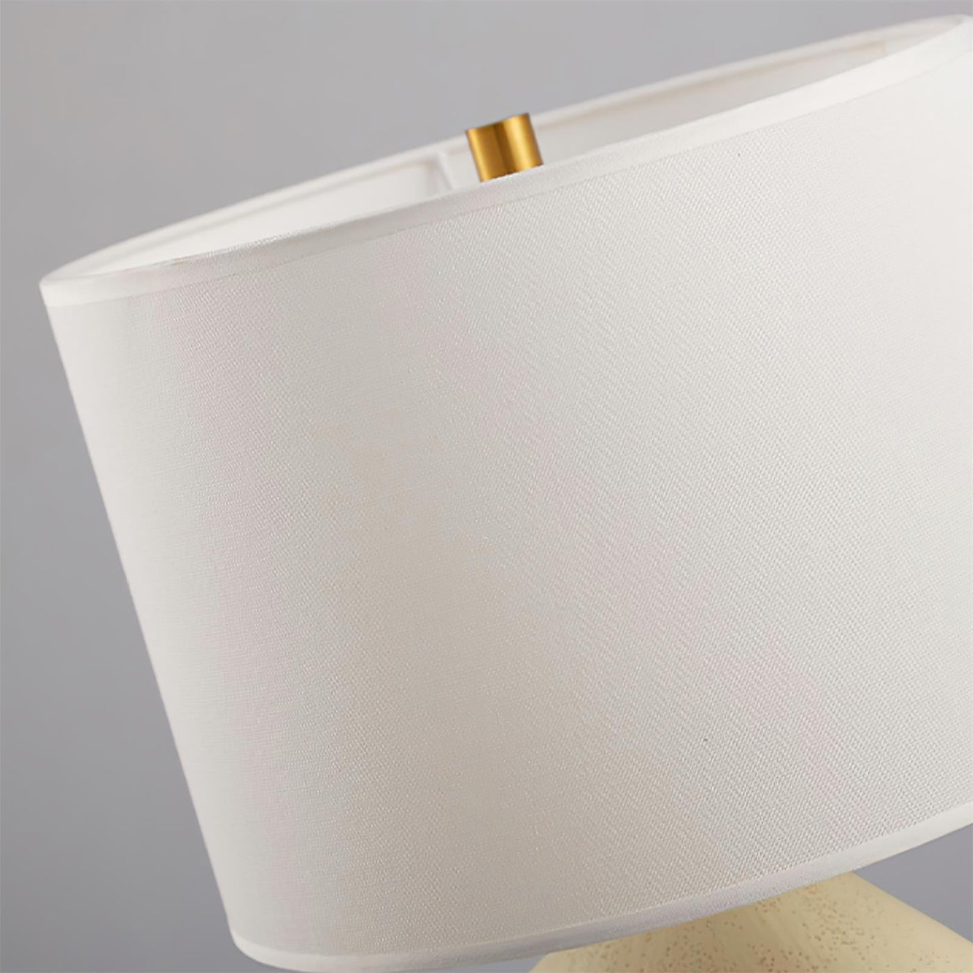 SculptGlow – Resin Table Lamp with Soft Linen Shade