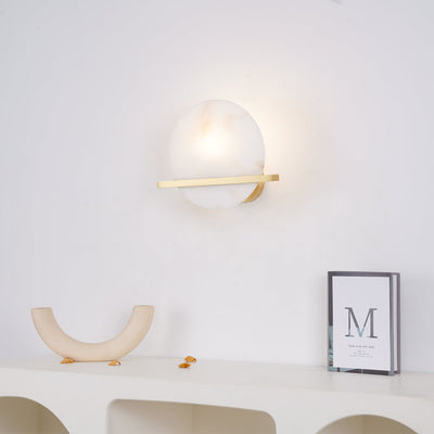 MarbleAura – Luxurious Marble Wall Lamp for Classic Style