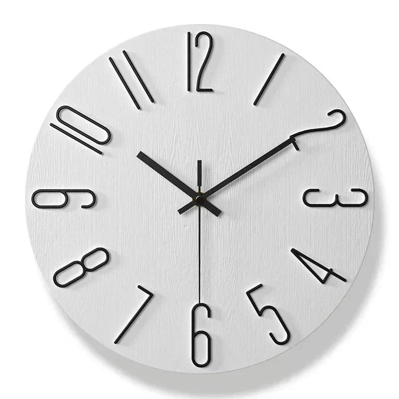 ScandiTick - Elegant Wooden Timepiece