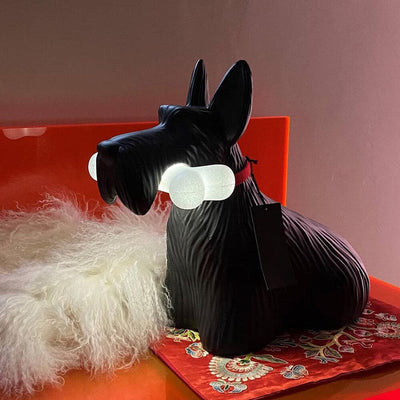PuppyShine – Playful Scottie Dog LED Table Lamp