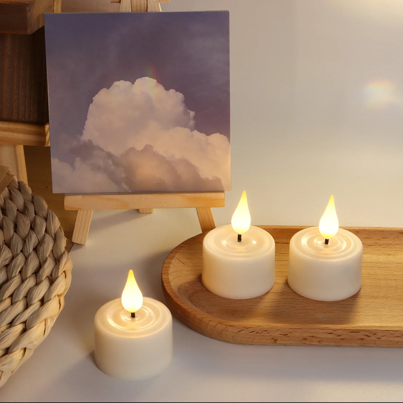 FlickerLuxe - LED Candles with Flickering Effect
