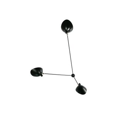 LuxeAura - Ceiling Lamp with Serge-Inspired Design and Refined Light