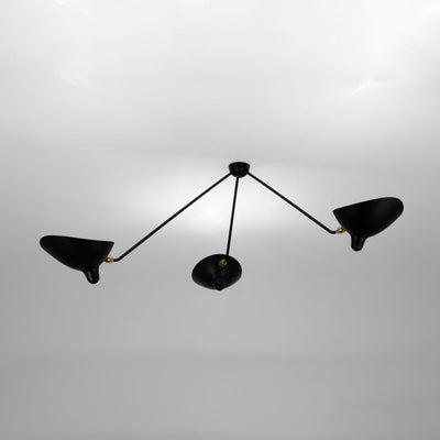 LuxeAura - Ceiling Lamp with Serge-Inspired Design and Refined Light