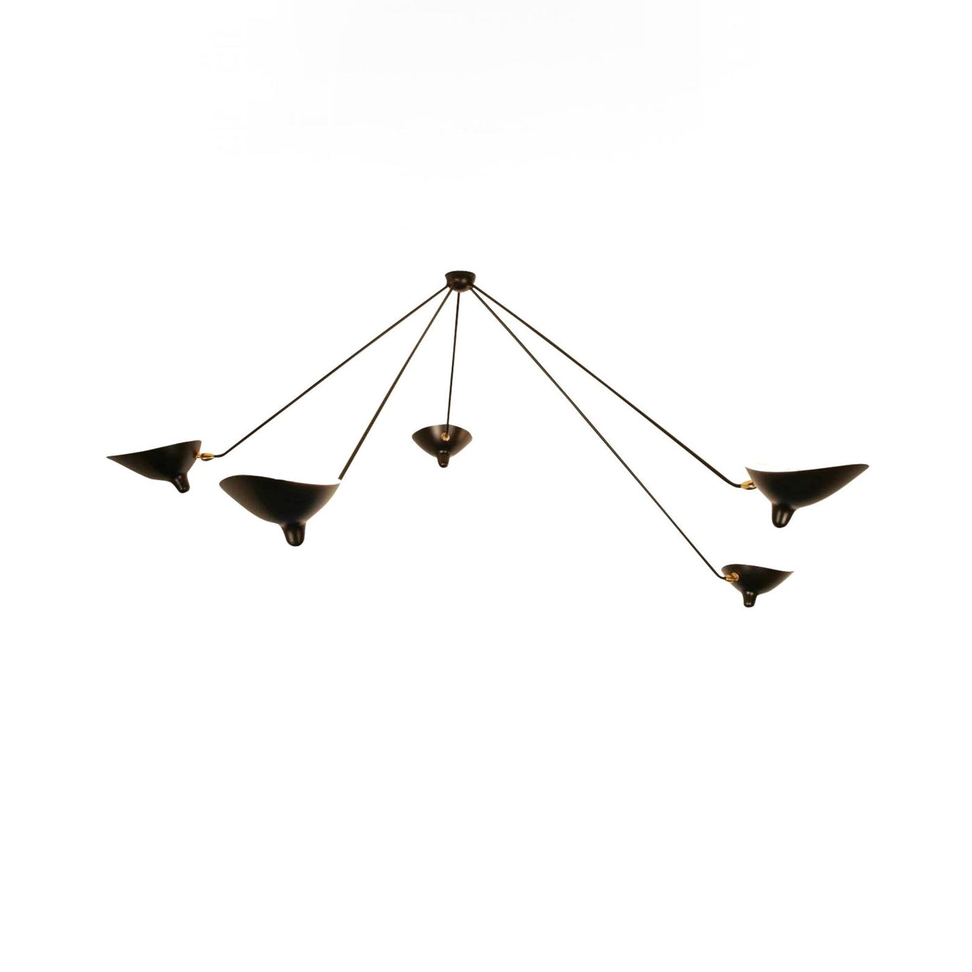 LuxeAura - Ceiling Lamp with Serge-Inspired Design and Refined Light