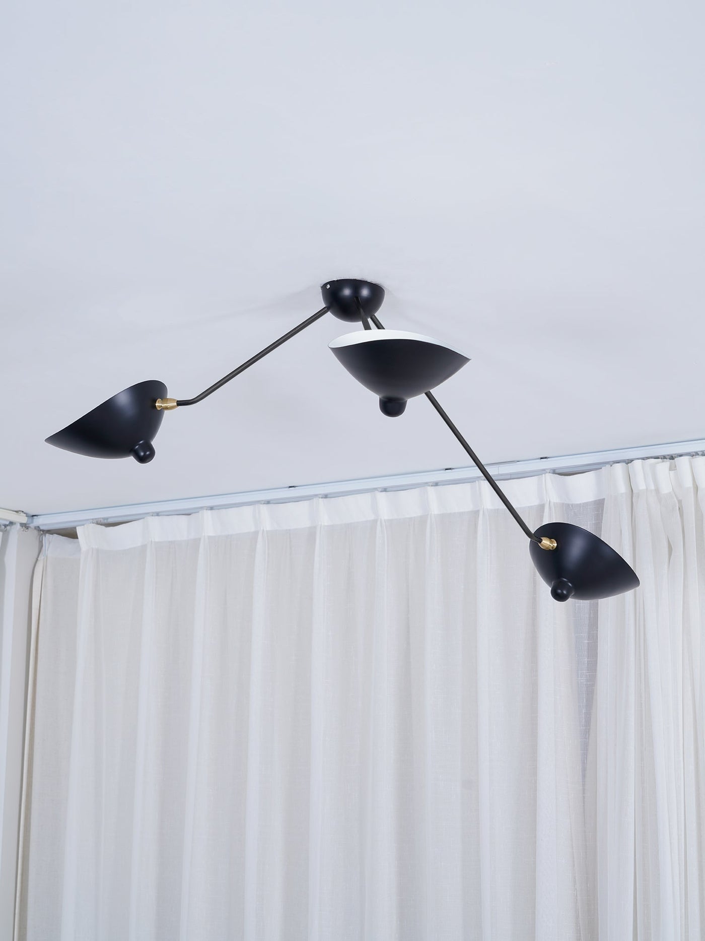 LuxeAura - Ceiling Lamp with Serge-Inspired Design and Refined Light