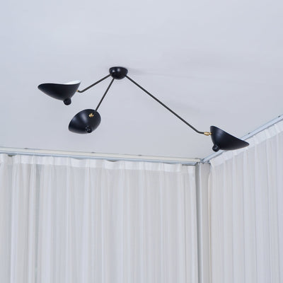 LuxeAura - Ceiling Lamp with Serge-Inspired Design and Refined Light