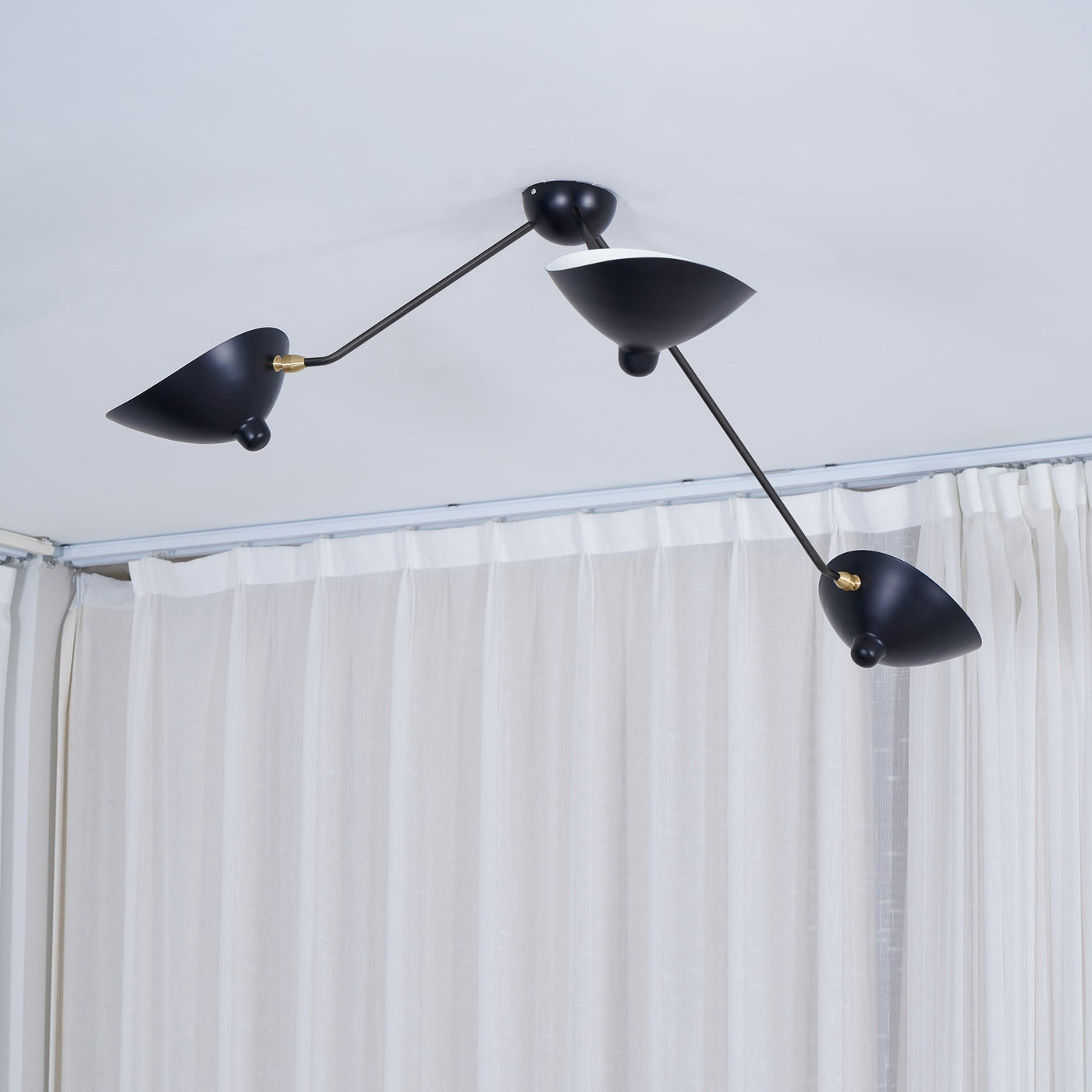 LuxeAura - Ceiling Lamp with Serge-Inspired Design and Refined Light