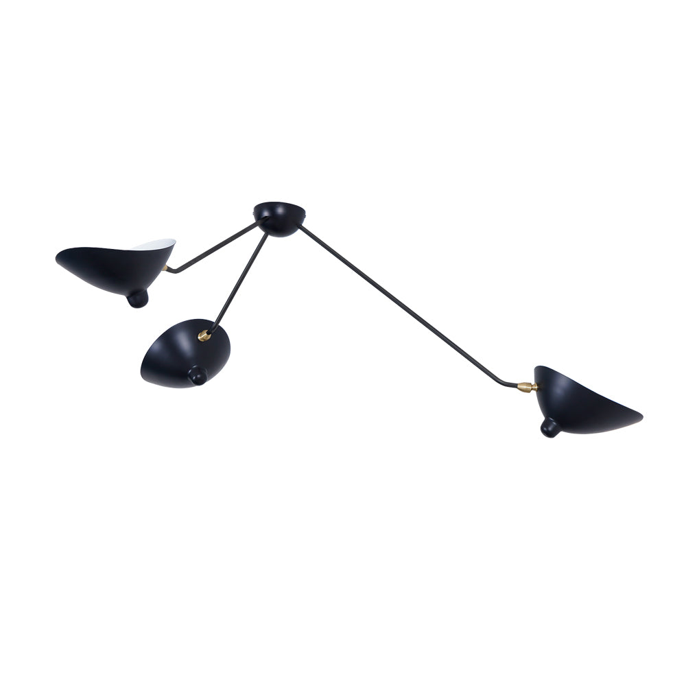 LuxeAura - Ceiling Lamp with Serge-Inspired Design and Refined Light