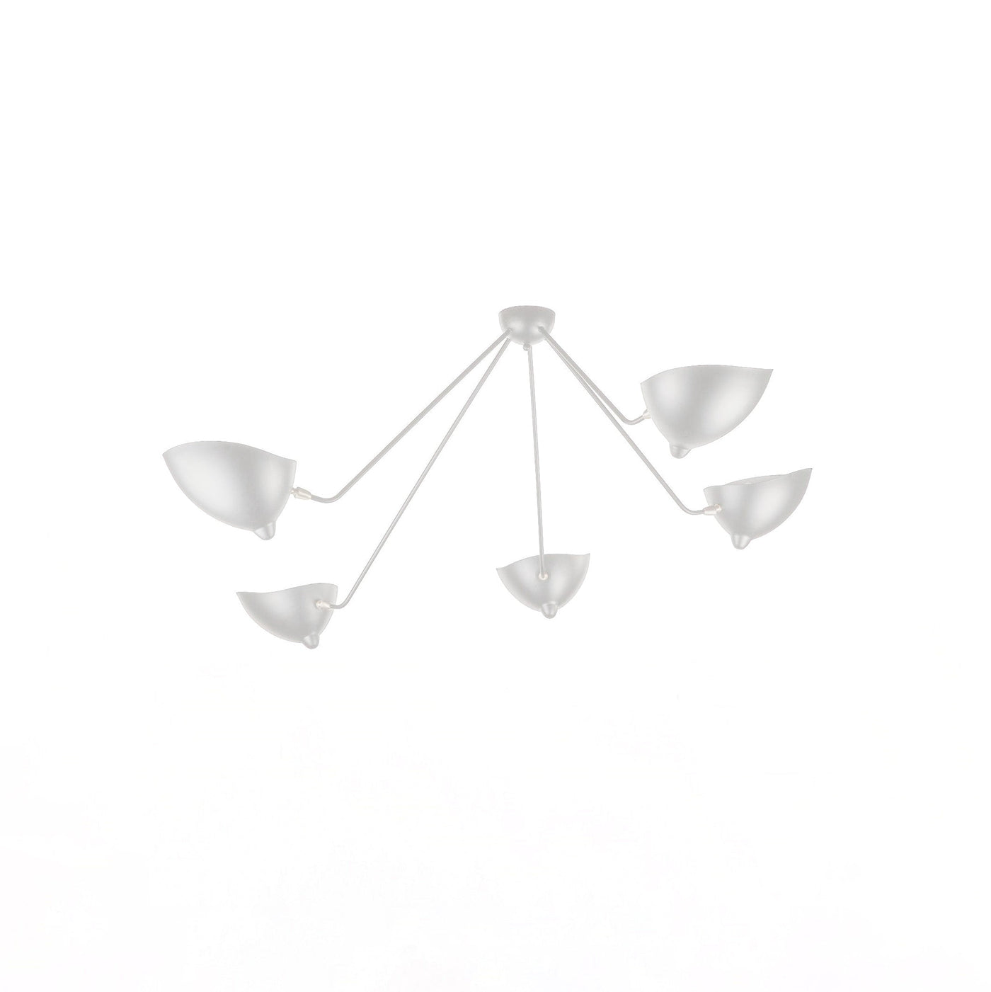 LuxeAura - Ceiling Lamp with Serge-Inspired Design and Refined Light