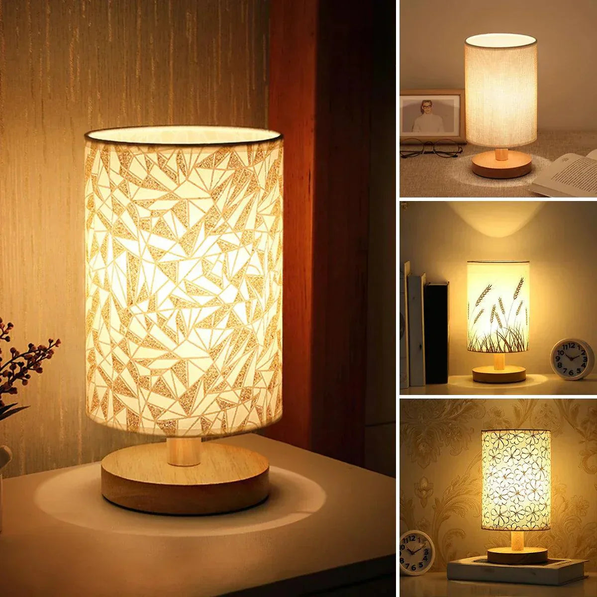 LumaVita - Elegant Solid Wood Design Lamp