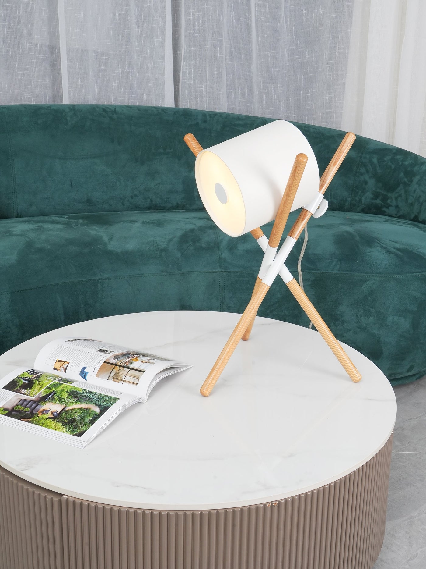 FlexiGlow - Modern Table Lamp with Swivel Feature and Minimal Design