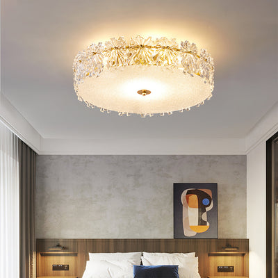 FlurryLuxe - Ceiling Light with Elegant Snowflake Motifs