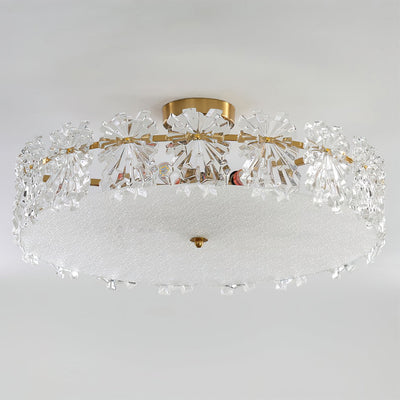 FlurryLuxe - Ceiling Light with Elegant Snowflake Motifs