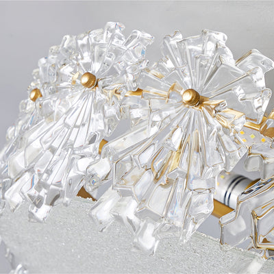 FlurryLuxe - Ceiling Light with Elegant Snowflake Motifs
