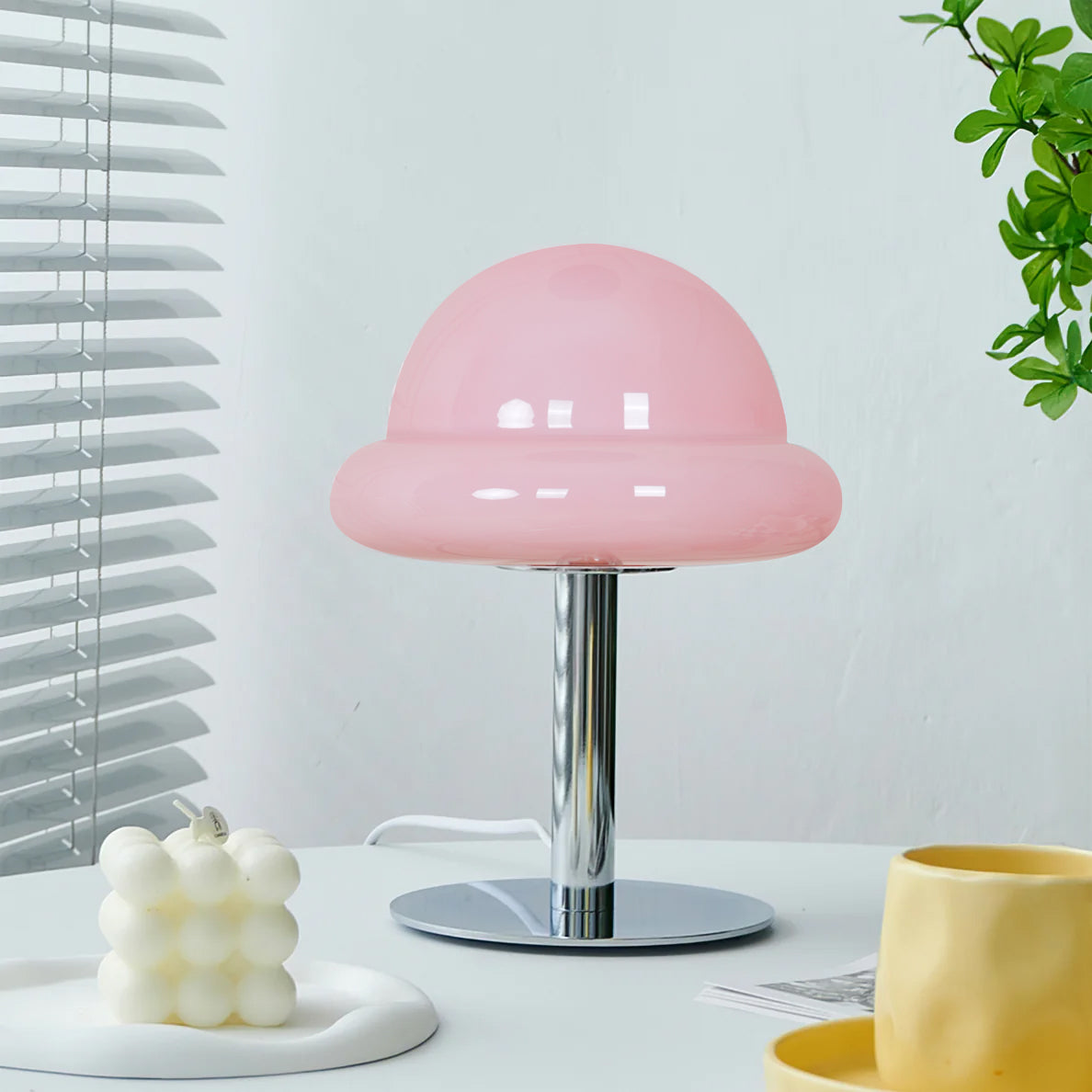 NebulaGlow - Table Lamp with Metallic Touch and Cosmic Theme