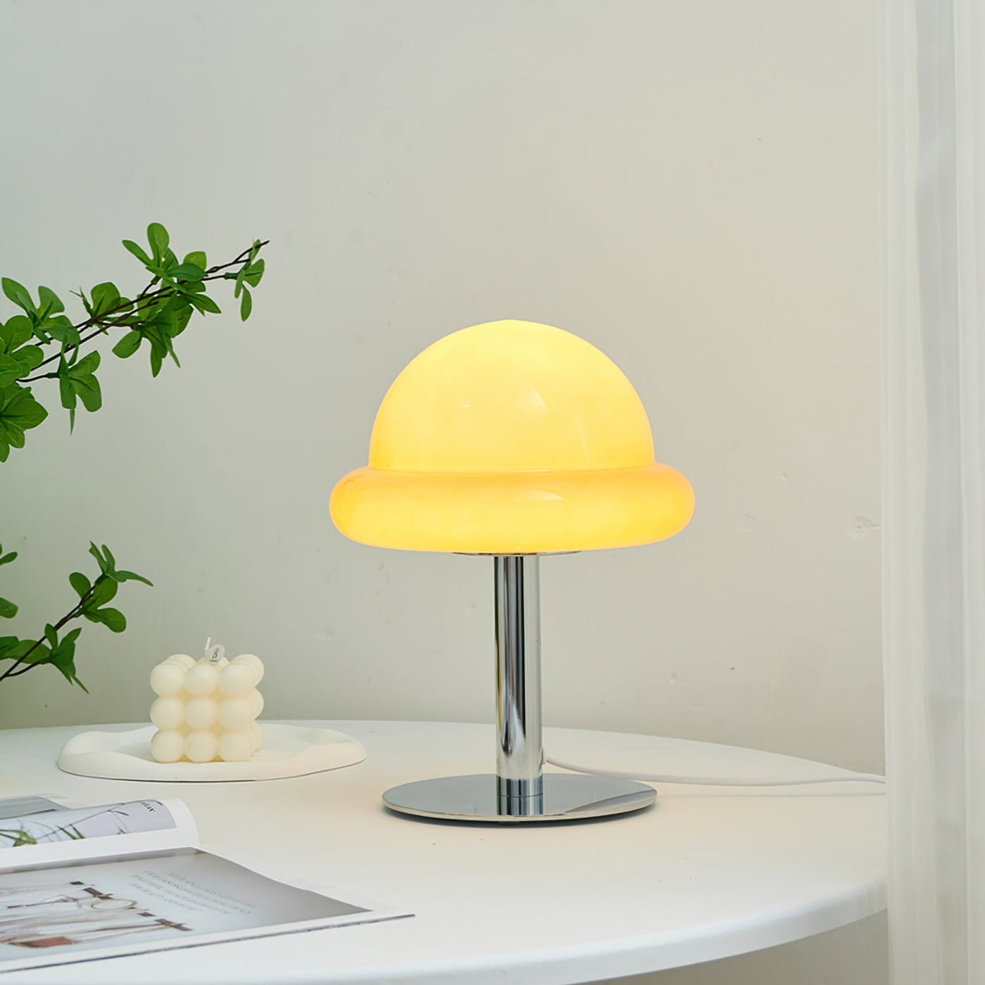 NebulaGlow - Table Lamp with Metallic Touch and Cosmic Theme