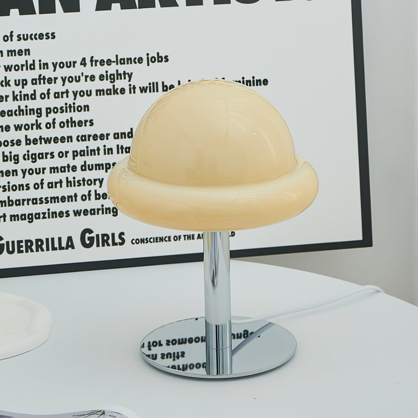 NebulaGlow - Table Lamp with Metallic Touch and Cosmic Theme