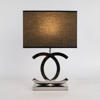 LuxeGlow – Modern Stainless Steel Table Lamp
