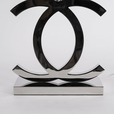 LuxeGlow – Modern Stainless Steel Table Lamp