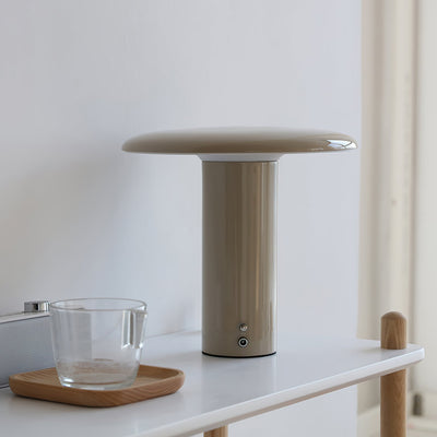 GlowStream – Elegant LED Table Lamp with USB Charging